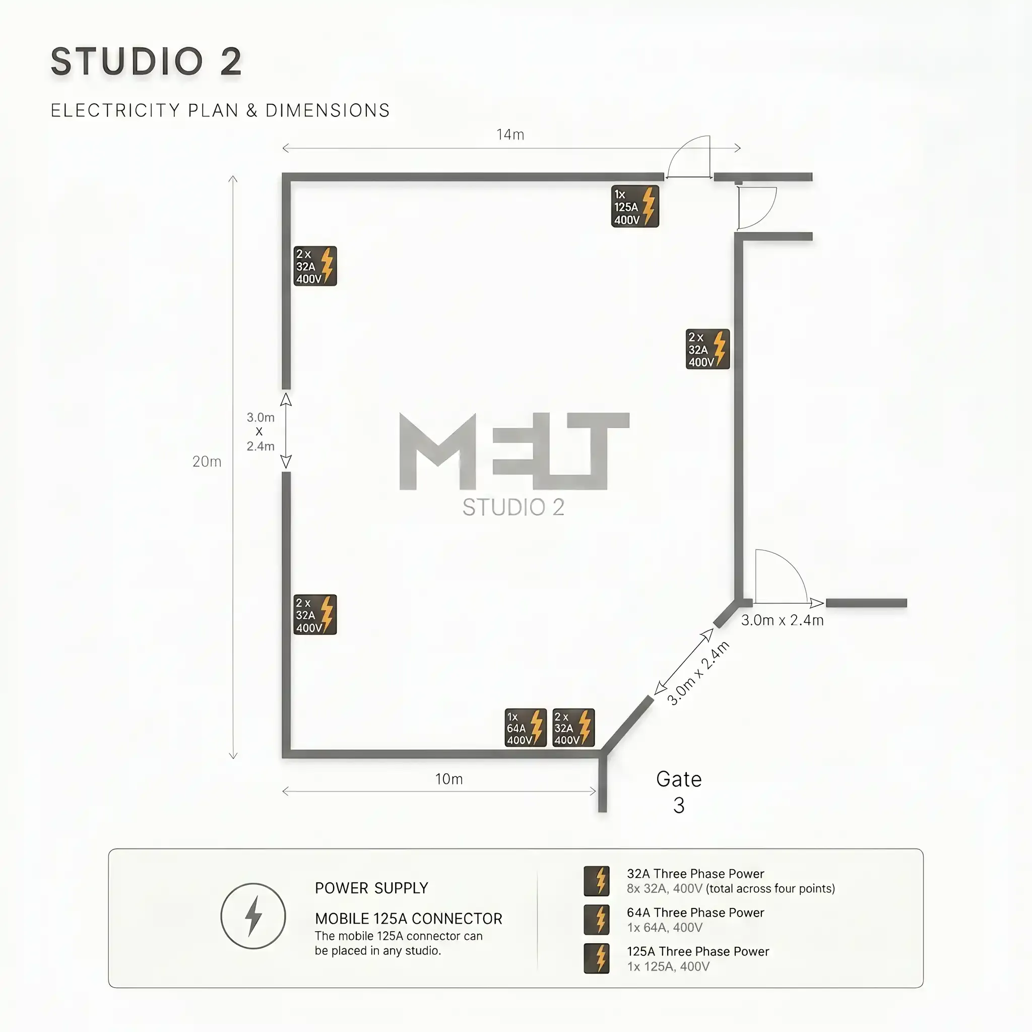 Studio 2 Grundriss
